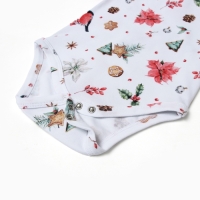 Боди детское MINAKU "Winter", цвет белый, рост 74-80 см