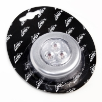 Светильник настенный светодиодный "Мастер К.", 1 Вт, 3 LED, 3 ААА, на батарейках, d- 6.5 см Светильник настенный светодиодный "Мастер К.", 1 Вт, 3 LED, 3 ААА, на батарейках, d- 6.5 см