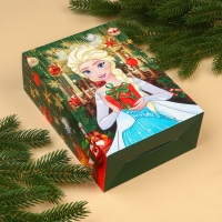 Коробка подарочная, "С Новым годом",  16 х 23 х 7,5 см, Холодное сердце