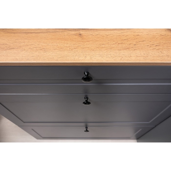 Обувница Остин 16.121, 800х416х993, Серый графит/Дуб Вотан