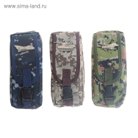 Пенал школьный "Милитари", на молнии, 2 отделения, МИКС Пенал школьный "Милитари", на молнии, 2 отделения, МИКС