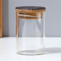 Банка для хранения сыпучих продуктов и круп &laquo;Геометрия&raquo;, 100 мл