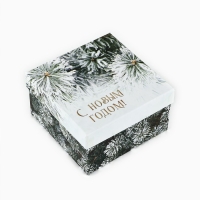 Набор подарочных коробк 5 в 1 &laquo;Снежная зима&raquo;, 14 х 14 х 8&ndash;22 х 22 х12 см, Новый год