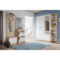 Обувница Денвер, 600х360х990, Дуб сонома/Белый Обувница Денвер, 600х360х990, Дуб сонома/Белый