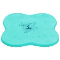 Коврик под колени для йоги Sangh Flower, 20х20 см, цвет бирюзовый Коврик под колени для йоги Sangh Flower, 20х20 см, цвет бирюзовый