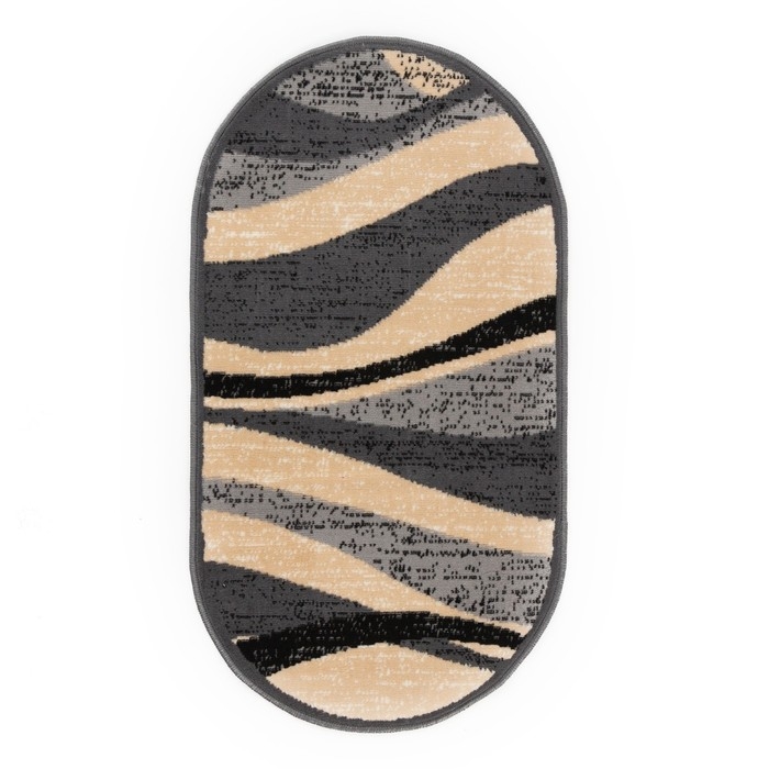 Ковер &laquo;Мокко&raquo;, овальный, 60х110 см, джут