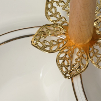 Менажница керамическая 4 ячейки &laquo;Богема&raquo;, 21&times;3,3 см, цвет белый