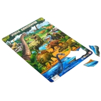 Пазл в рамке «Эпоха динозавров», 42 детали Пазл в рамке «Эпоха динозавров», 42 детали