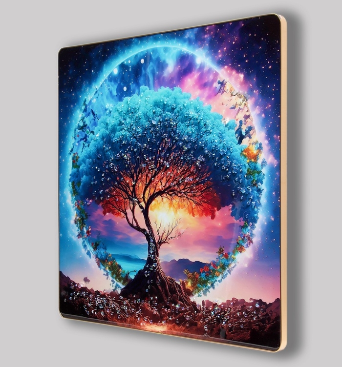 Картина акрил "Дерево силы" 50х50 см