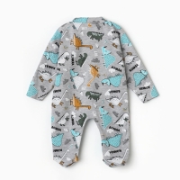 Комбинезон детский, цвет серый, рост 68 см