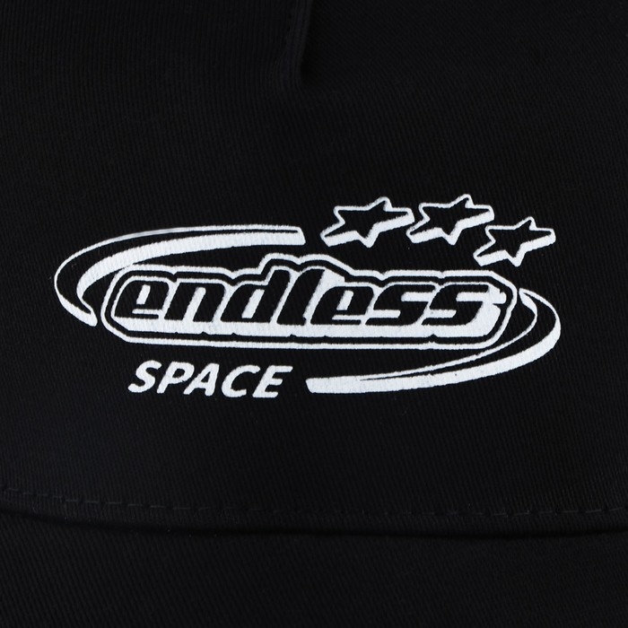Кепка мужская Space, цвет чёрный, р-р 56 Кепка мужская Space, цвет чёрный, р-р 56