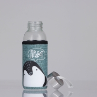 Бутылка для воды в чехле &laquo;Привет&raquo;, 350 мл