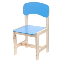 Стул деревянный регулируемый "Голубой" (0-2)