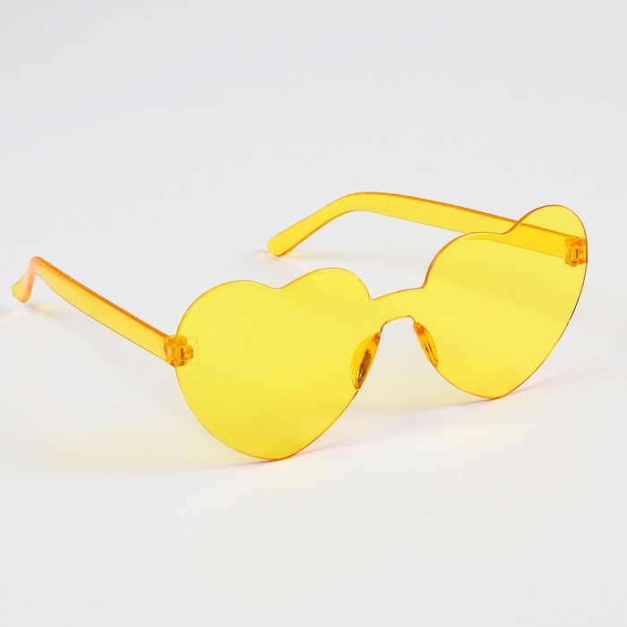 Карнавальные очки &laquo;Сердечки&raquo;, цвета МИКС