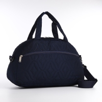 Сумка спортивная на молнии, наружный карман, длинный ремень, средний размер, цвет синий Сумка спортивная на молнии, наружный карман, длинный ремень, средний размер, цвет синий