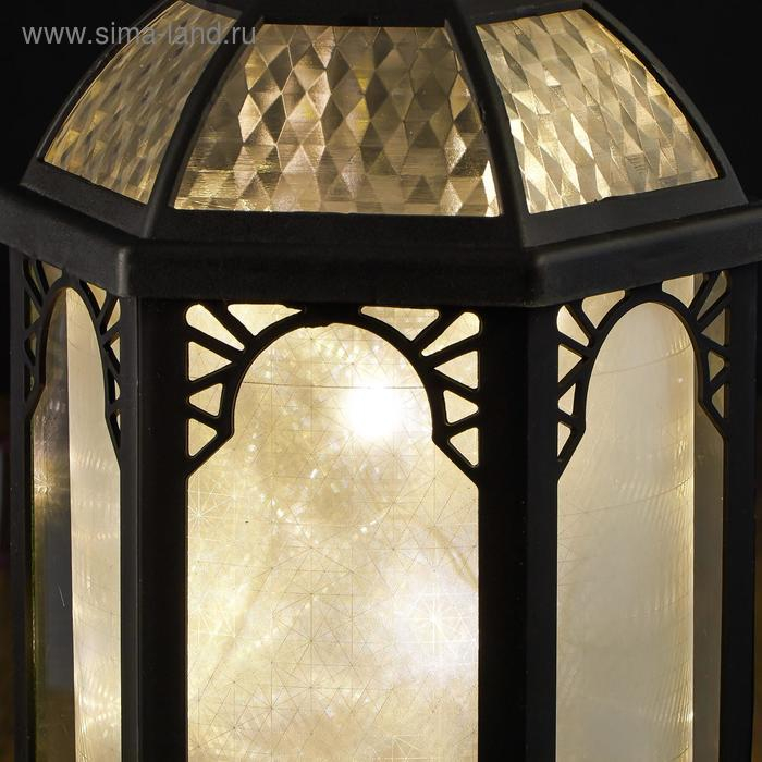 Ночник 48131 LED батарейки 3хААА черный 16х16х35 см RISALUX Ночник 48131 LED батарейки 3хААА черный 16х16х35 см RISALUX