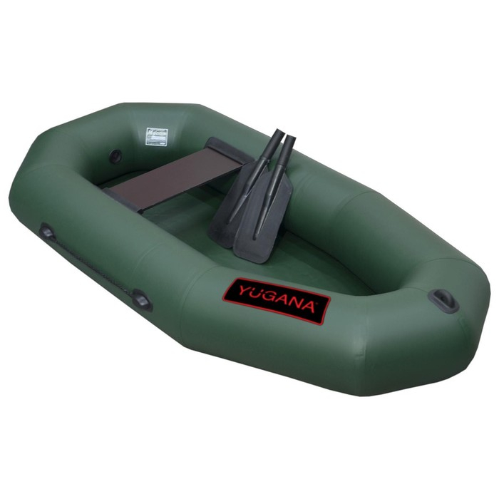 Лодка YUGANA R-195, с гребками, цвет олива Лодка YUGANA R-195, с гребками, цвет олива