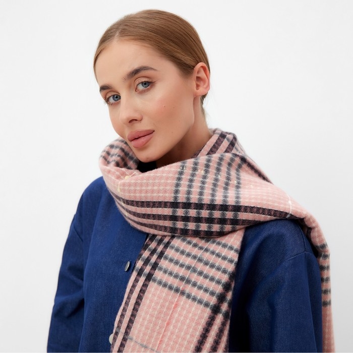 Шарф зимний объемный с кистями MINAKU 63*180 + 10 см Шарф зимний объемный с кистями MINAKU 63*180 + 10 см