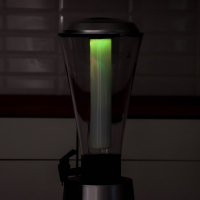 Башня пивная &laquo;Металлик&raquo;, 3 л, колба с подсветкой, 2 батарейки, цвет серебристый