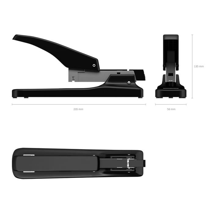 Степлер мощный, до 70 листов, ErichKrause, скобы №24/6, 23/6, 23/8, 23/10, вмещает до 100 скоб, чёрный Степлер мощный, до 70 листов, ErichKrause, скобы №24/6, 23/6, 23/8, 23/10, вмещает до 100 скоб, чёрный