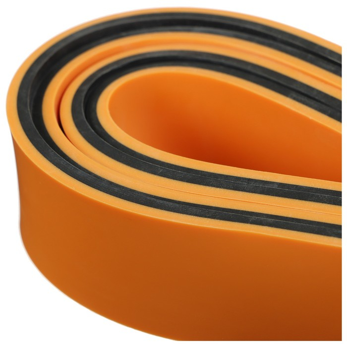 Эспандер ленточный многофункциональный ONLYTOP, 208х2,9х0,45 см, 11-36 кг, цвет оранжевый/чёрный Эспандер ленточный многофункциональный ONLYTOP, 208х2,9х0,45 см, 11-36 кг, цвет оранжевый/чёрный