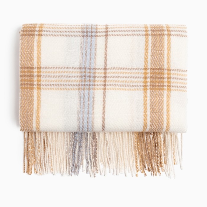 Палантин женский MINAKU цв. молочный, размер 68*180 см Палантин женский MINAKU цв. молочный, размер 68*180 см