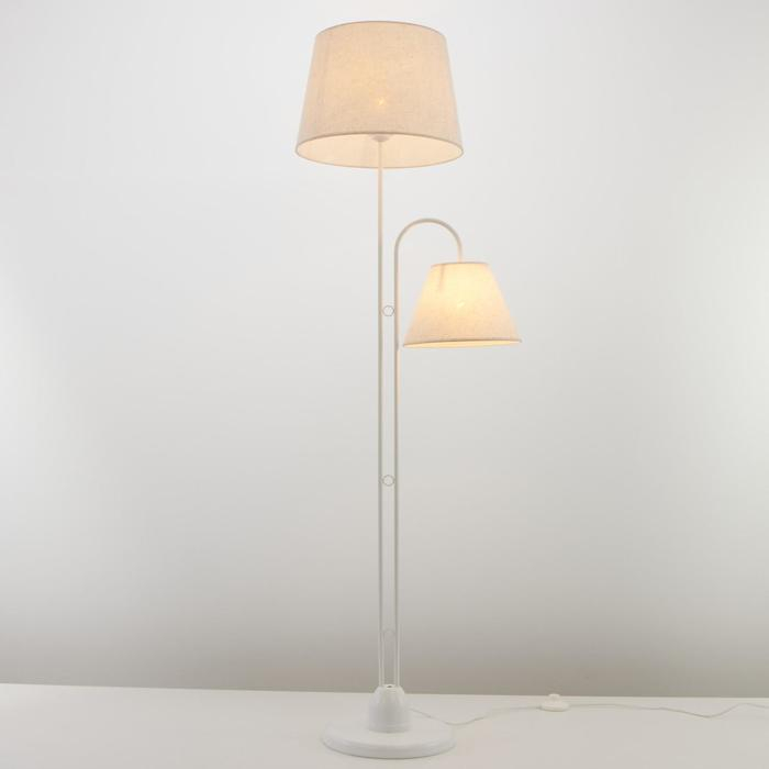 Торшер 3601/2 2х40Вт Е27, белый