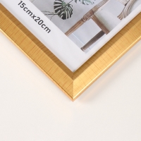 Фоторамка пластик 15х20 см "Штрихи на золоте" 1х17,4х22,3 см Фоторамка пластик 15х20 см "Штрихи на золоте" 1х17,4х22,3 см