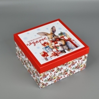 Набор новогодних подарочных коробок 10 в 1 &laquo;Уютный Новый год&raquo;, 10 х10 х 6&ndash;28 х 28 х 15 см, Новый год