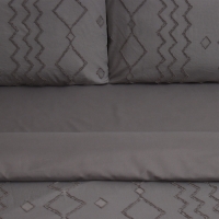 Постельное бельё LoveLife Tufting 1,5сп "Орнамент" 143*215см,150*230см,50*70см-2шт, цвет серый, 110 г/м2 Постельное бельё LoveLife Tufting 1,5сп "Орнамент" 143*215см,150*230см,50*70см-2шт, цвет серый, 110 г/м2