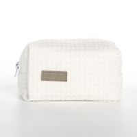 Косметичка на молнии TEXTURA, цвет белый Косметичка на молнии TEXTURA, цвет белый