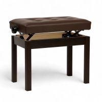Банкетка для пианино Music Life сиденье 55х34, высота 48-58 см, коричневая, нагрузка 100кг
