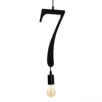 Светильник BayerLux "Цифра 7" E27 40Вт черный 35х20 см Светильник BayerLux "Цифра 7" E27 40Вт черный 35х20 см