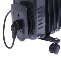 Обогреватель ENGY EN-2409 Loft, масляный, напольный, 2000 Вт, 20 м&sup2;, черный