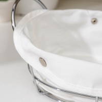 Корзина для хлеба Доляна, 29&times;19,5&times;10,5 см, цвет белый