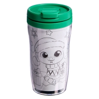 Термостакан &laquo;С Новым годом!&raquo;, 250 мл, зеленый