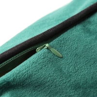 Наволочка декоративная Этель &laquo;Кант&raquo;, 45х45, цвет изумрудный, велюр (100% пэ)