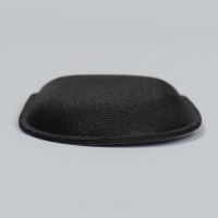 Подпяточники для обуви, клеевая основа, 8,3 &times; 6,5 см, пара, цвет чёрный