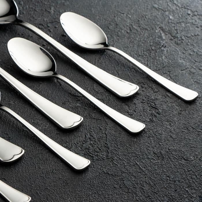 Набор столовый &laquo;Мондиал&raquo;, 24 предмета, толщина 2,5 мм, сувенирная коробка