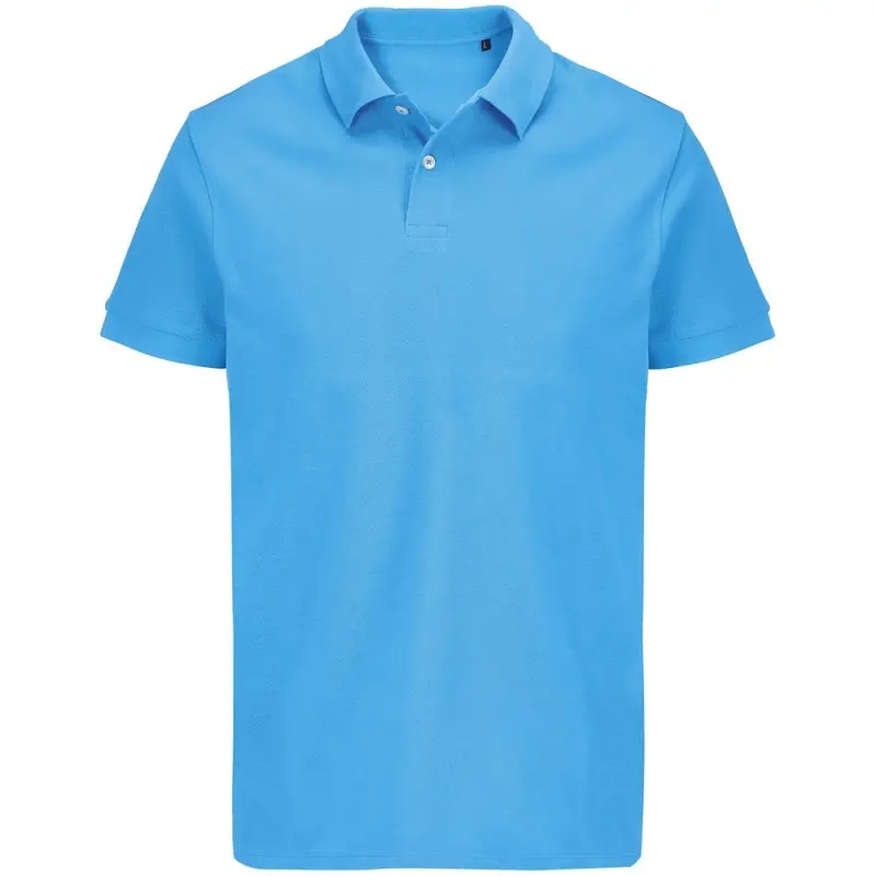 Рубашка поло унисекс Pacific, ярко-бирюзовая, размер S