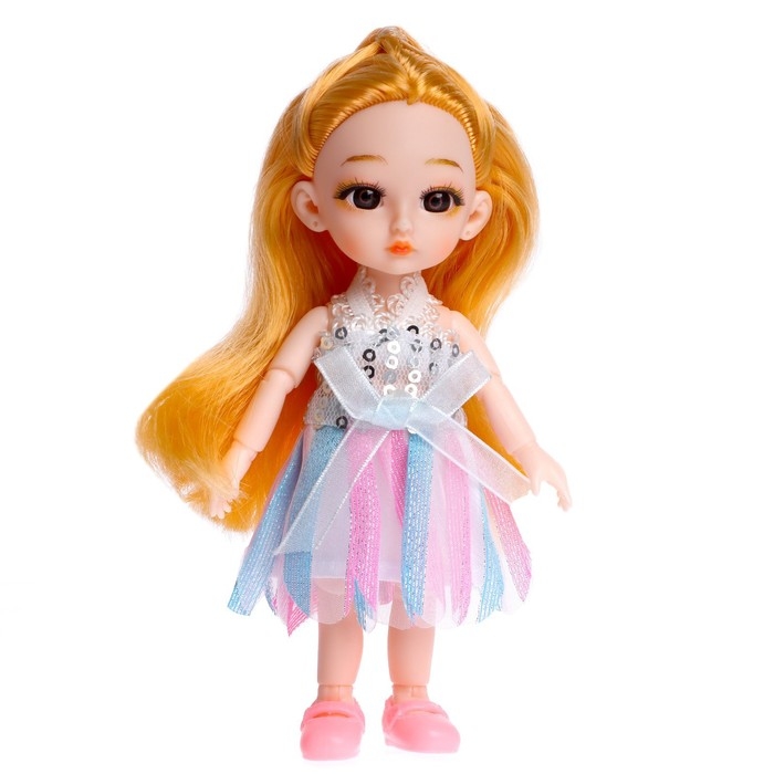 Кукла модная &laquo;Кристина&raquo; шарнирная, в платье, МИКС