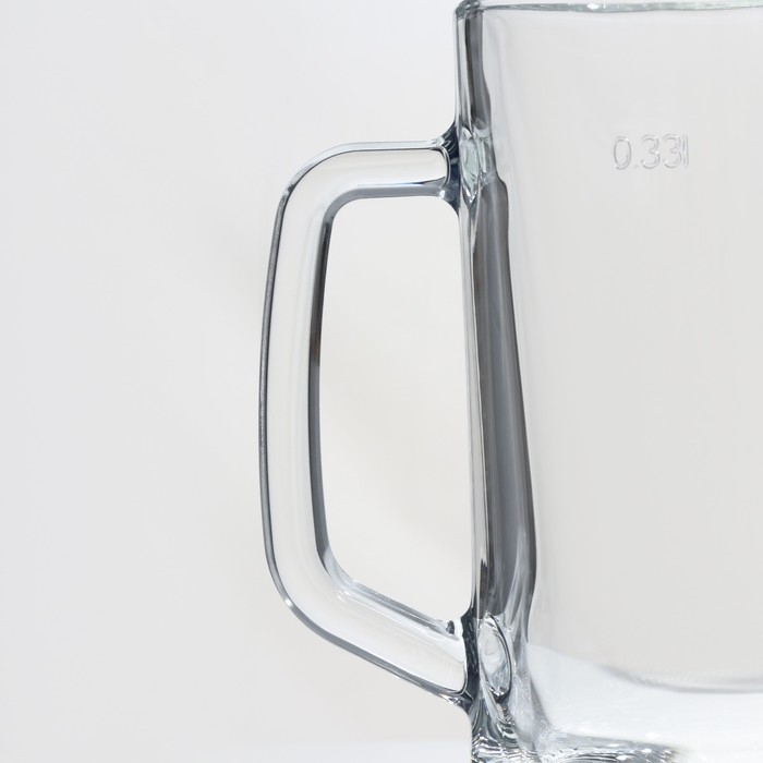 Набор стеклянных кружек &laquo;Время дегустаций. Пивная кружка&raquo;, 330 мл, 2 шт