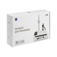Аппарат для маникюра и педикюра Windigo LMH-04, 80 Вт, 35000 об/мин, лампа, ручка, белый Аппарат для маникюра и педикюра Windigo LMH-04, 80 Вт, 35000 об/мин, лампа, ручка, белый