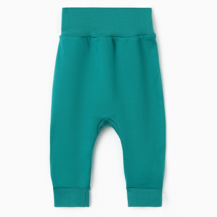 Штанишки детский MINAKU "New Year's cars", цвет зеленый, рост 86-92 см