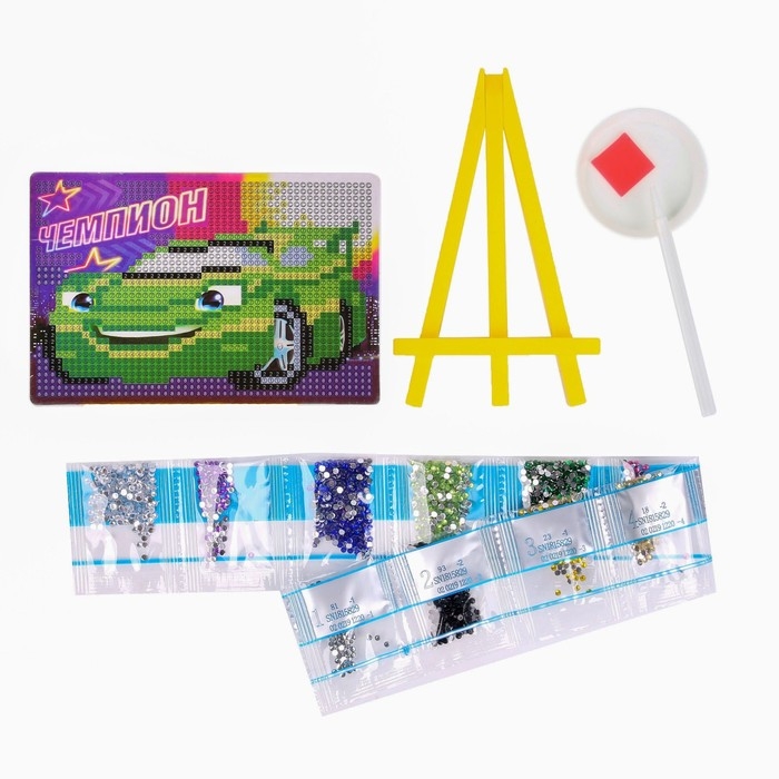 Алмазная мозаика на подставке «Чемпион» для детей, размер 10 х 15 см. Набор для творчества Алмазная мозаика на подставке «Чемпион» для детей, размер 10 х 15 см. Набор для творчества