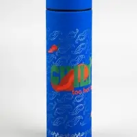 Смарт-бутылка с заменяемой батарейкой Long Therm Soft Touch, синяя Смарт-бутылка с заменяемой батарейкой Long Therm Soft Touch, синяя