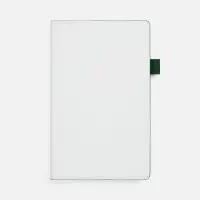 Ежедневник White Shall, недатированный, бело-зеленый Ежедневник White Shall, недатированный, бело-зеленый