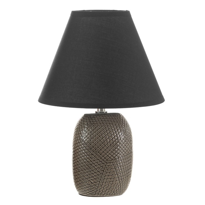 Настольная лампа Настольная лампа "Лоренза" Е14 40Вт чёрный 20х20х28,5 см RISALUX