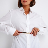 Ремень женский, ширина 1 см, пряжка металл, цвет рыжий Ремень женский, ширина 1 см, пряжка металл, цвет рыжий