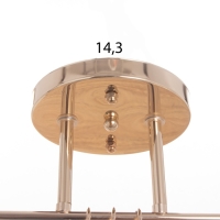 Люстра "Алета" 2х40Вт БП Е27 Золото МОДЕЛЬ: 2800430